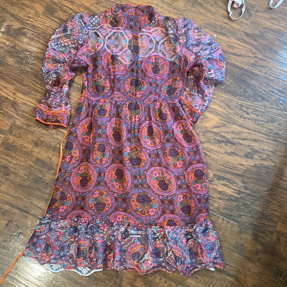 Anna Sui Printed Plant Dress - Picture 12 of 14